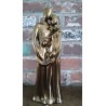 Beeld Familie Met 2 Kinderen - goud-