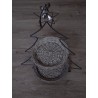 Kerstboom Etagère Met Rietplateau's