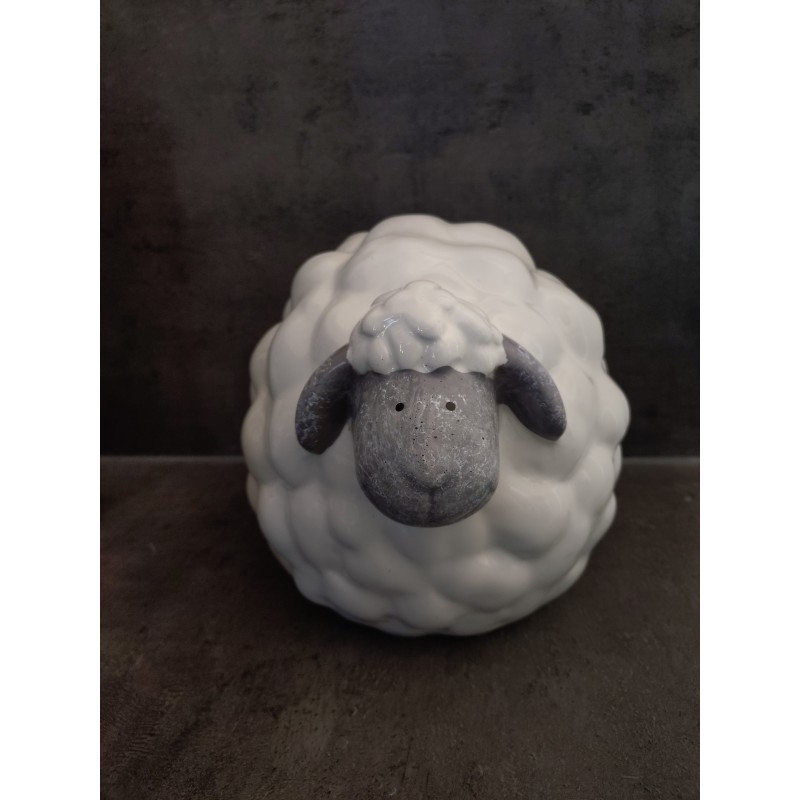 Beeld Schaap Wit Keramiek