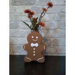 Peperkoekpopje (Gingerbread) Vaas Mat Glas