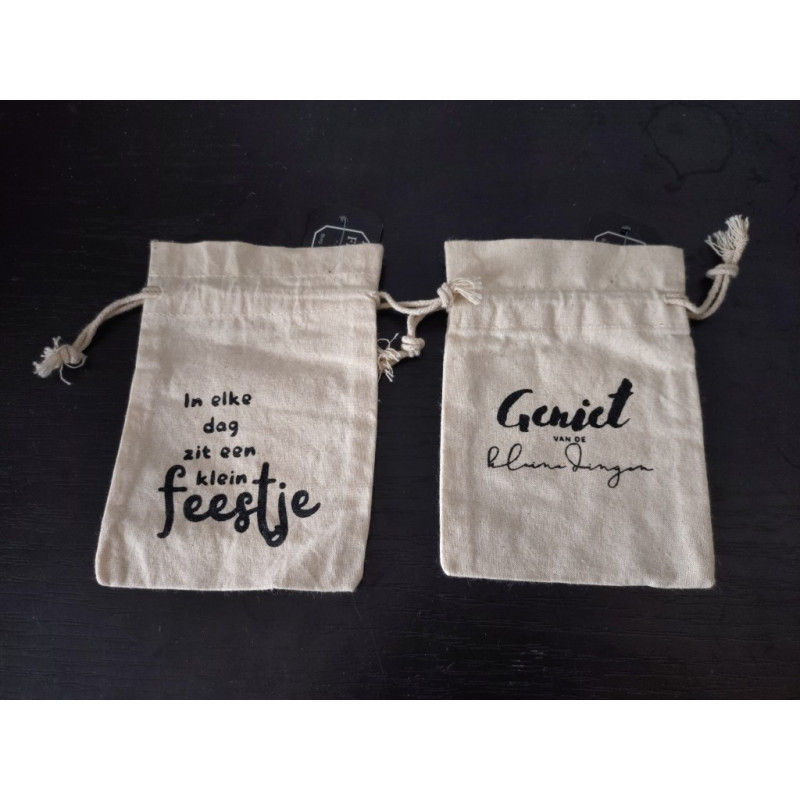 Klein Katoenen Zakje