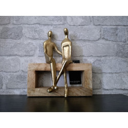Beeld Zittend Koppel