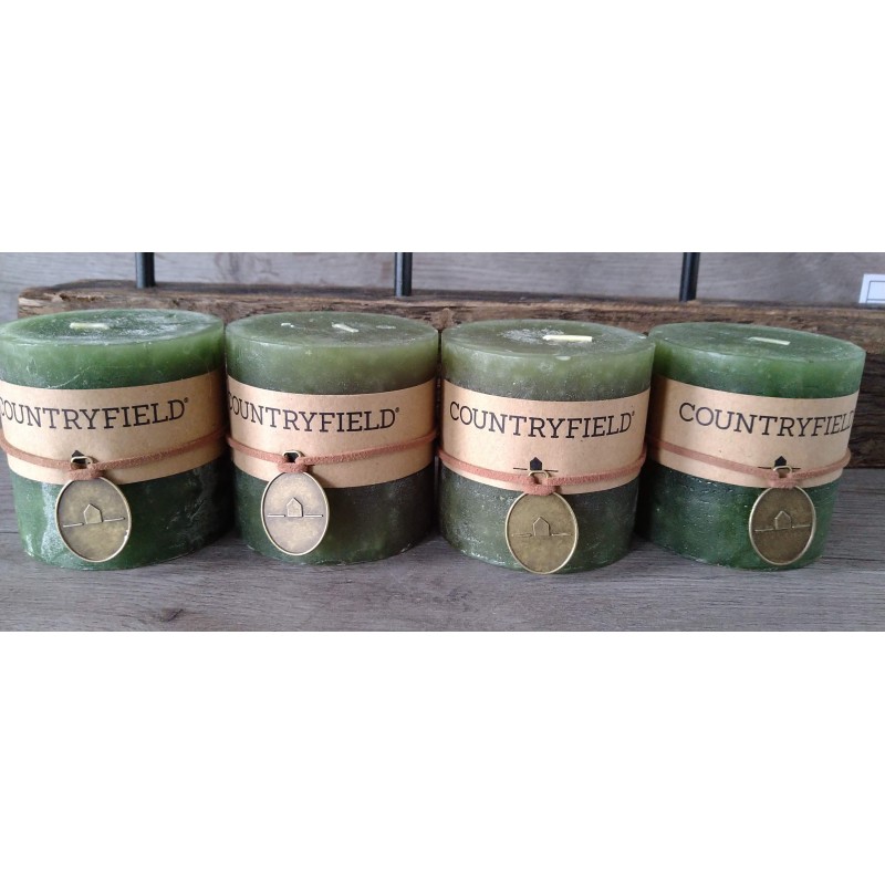 Kaars legergroen Countryfield