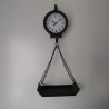 Industriële Wandklok "Weegschaal"