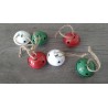 Kleine Kerstbelletjes, set van 6 stuks